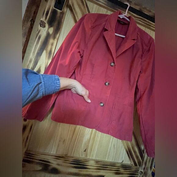 Eddie Bauer Career Jacket Red 14P - Picture 3 of 7